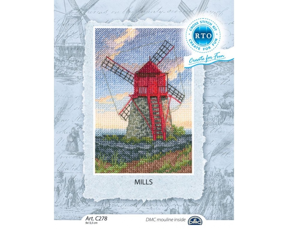 Cross-stitch kit "Mills", Article: C278