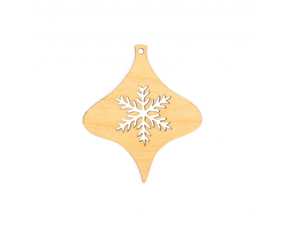Plywood form - Christmas pendant "Buratini", Article: DZ90050