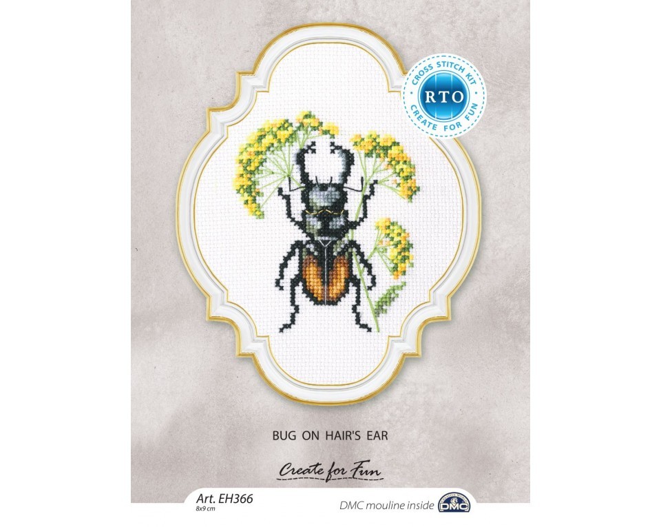 Cross-stitch kit "Bug on hair, Article: EH366