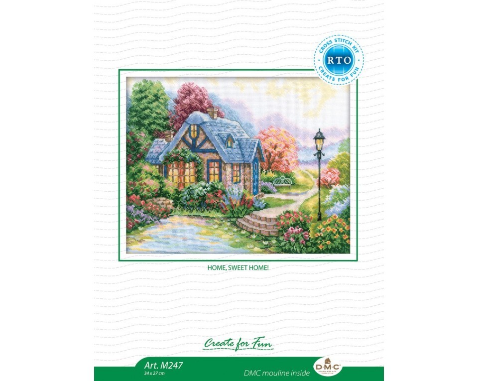 Cross-Stitch Kit "Home, sweet home!", Article: M247
