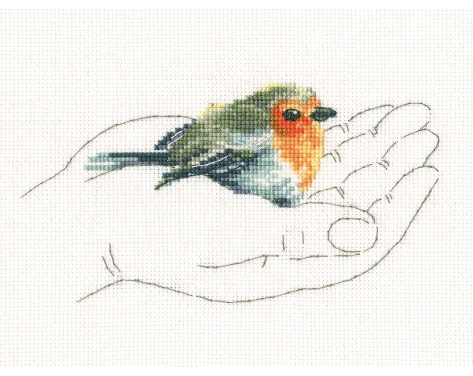 Cross-stitch kits "Warmth in palms", Article: M695