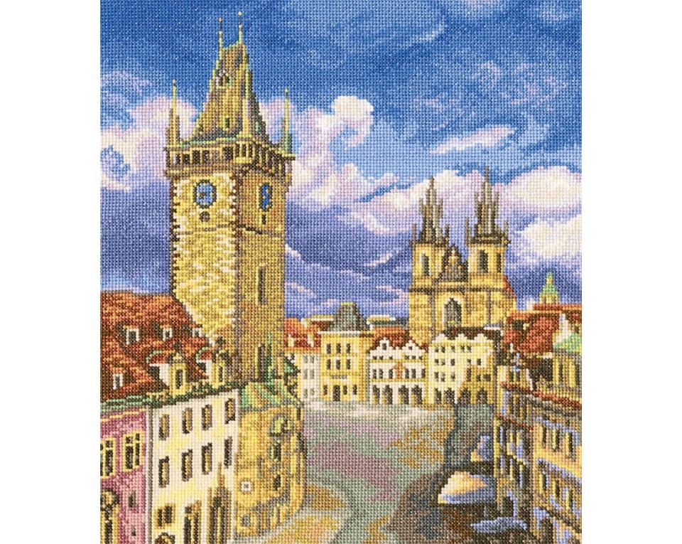 Cross-Stitch Kit "Old town square", Article: M536