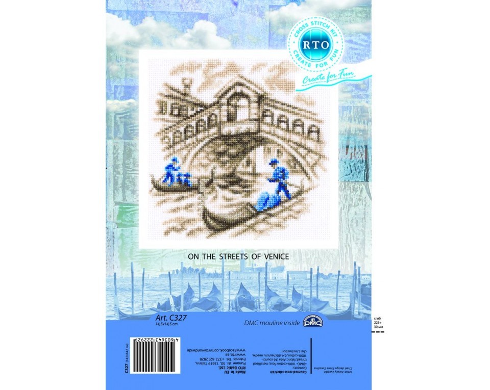 Cross-stitch kit "On the streets of Venice", Article: C327