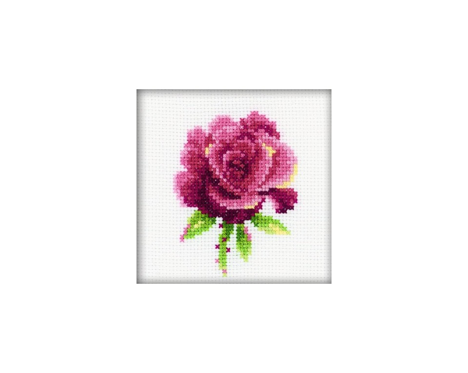 Cross-Stitch Kit "Red Rose", Article: H168