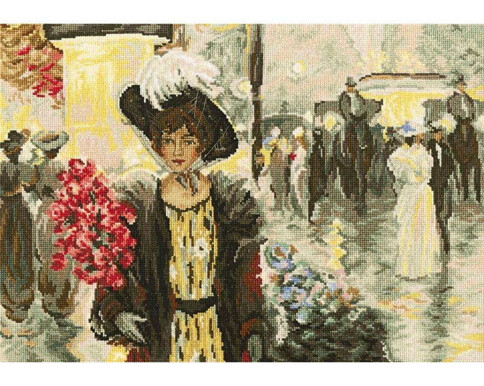 Cross-Stitch Kit "The evening walk", Article: M427
