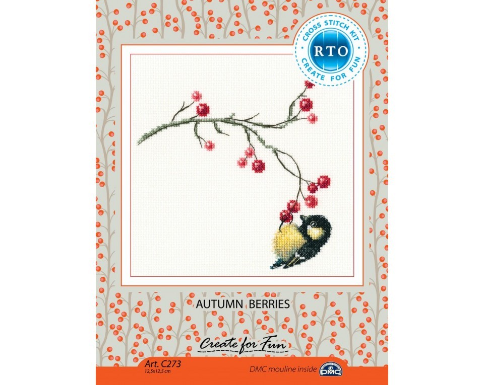 Cross-stitch kit "Autumn berries", Article: C273