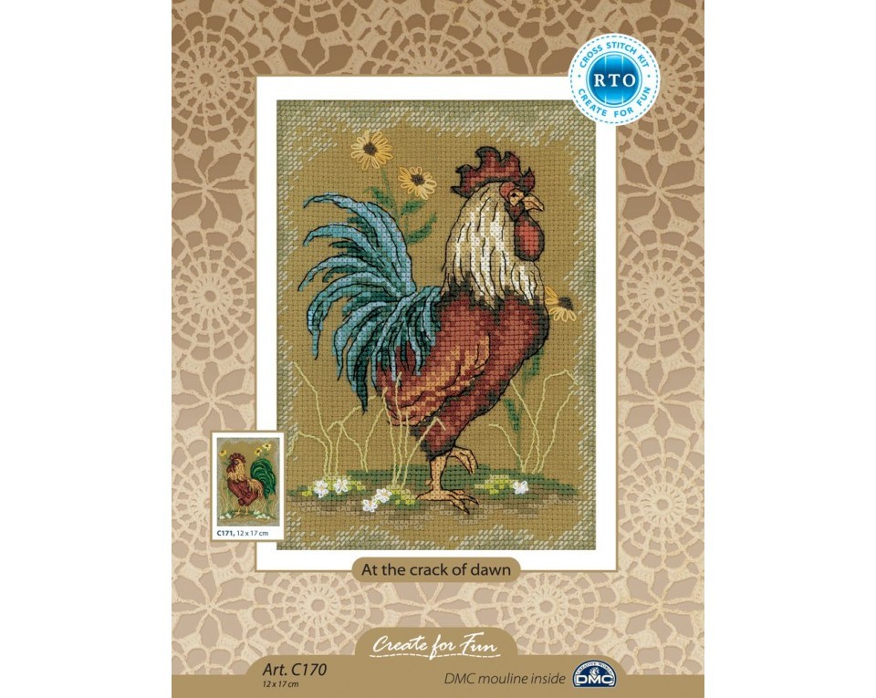 Cross-Stitch Kit "At the crack of dawn", Article: C170