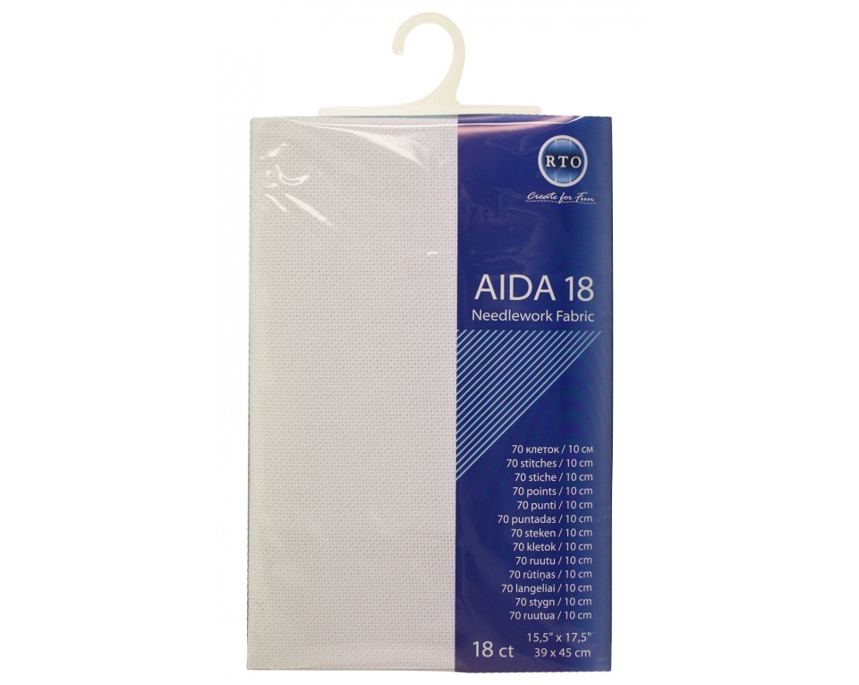 Pre-cut needlework fabrics, Article: AIDA18-100
