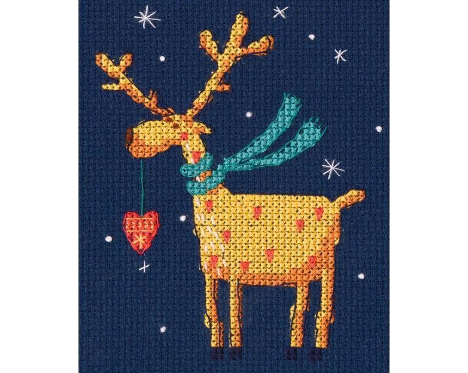 Cross-stitch kit "Golden deer", Article: EH371