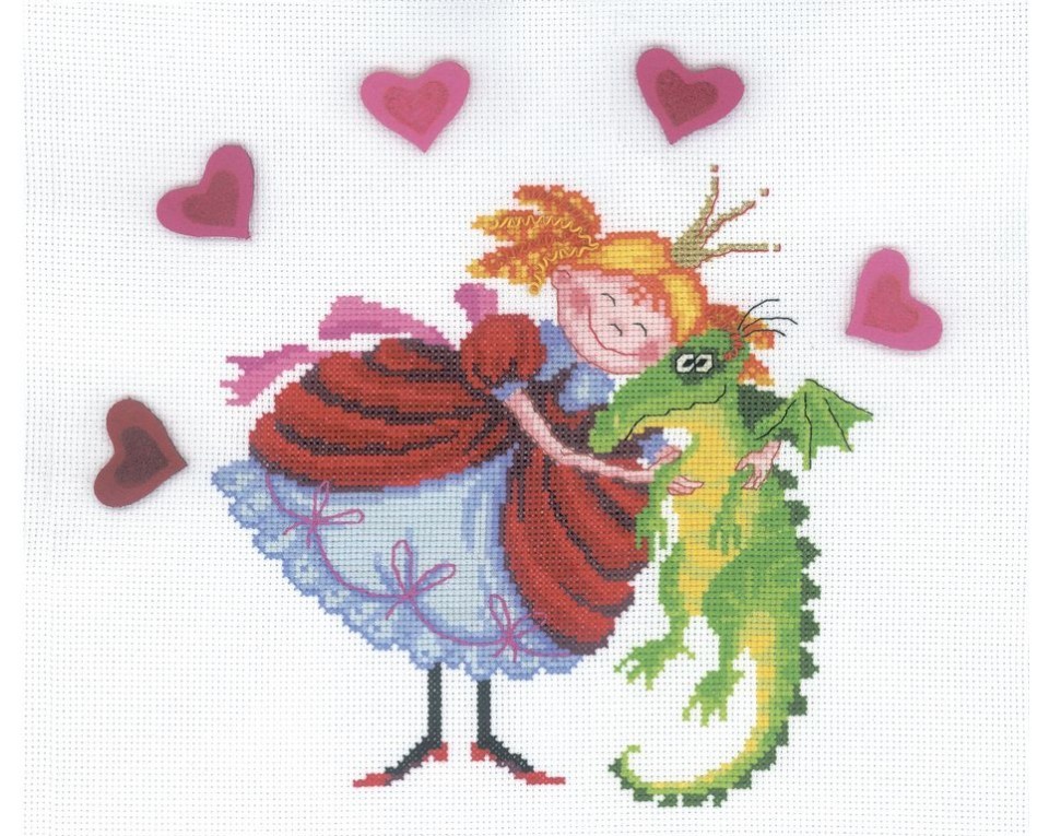 Cross-Stitch Kit "Naughty Princess", Article: M313