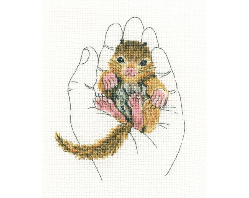 Cross-stitch kits "Warmth in palms", Article: M696