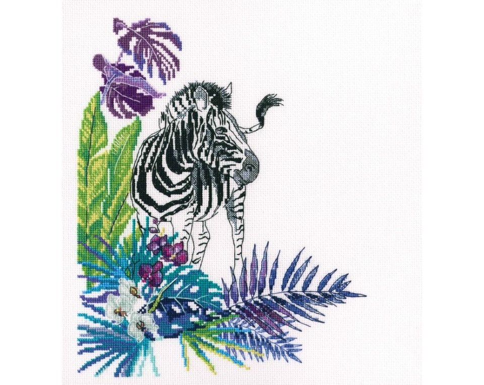 Cross-stitch kit "Zebra", Article: M743