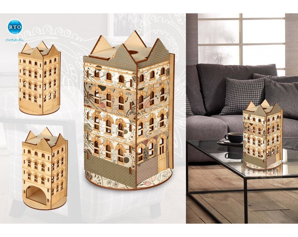 Plywood form "Tea house" "Buratini", Article: DZ20010