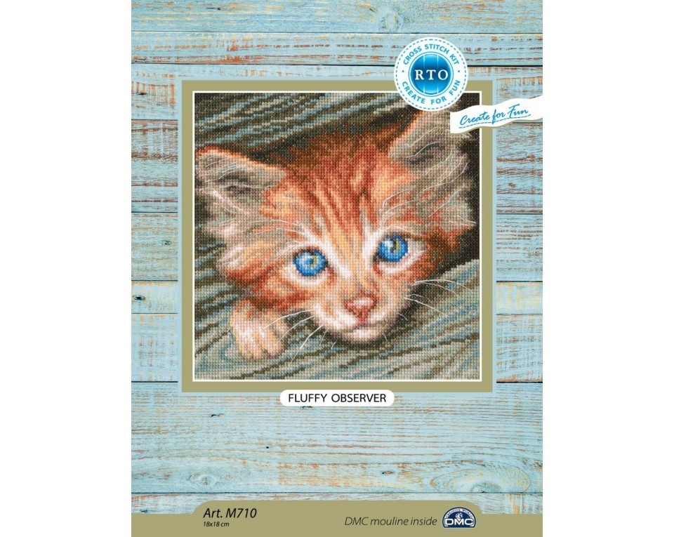 Cross-stitch kits "Fluffy observer", Article: M710