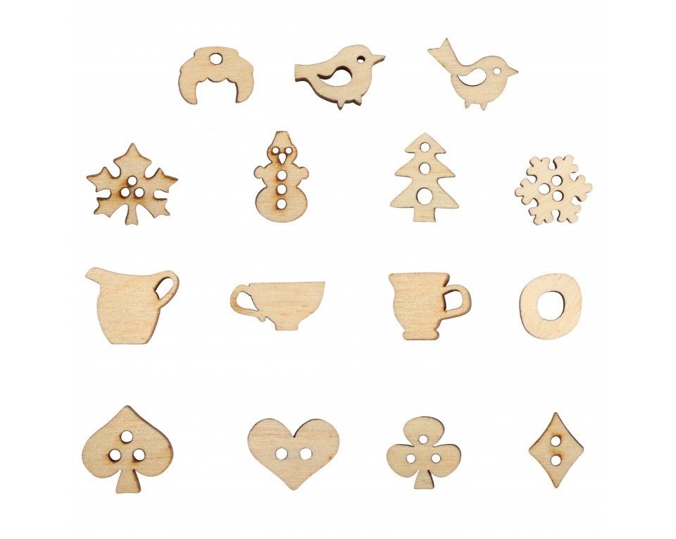Plywood form - decorative elements "Buratini", Article: DZ40011