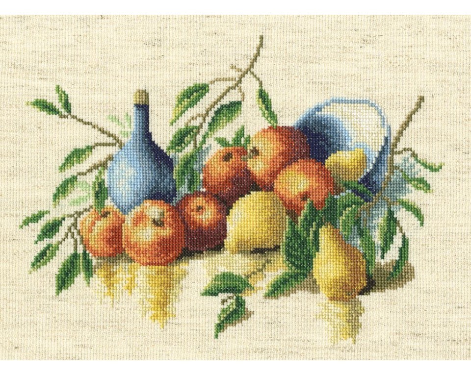Cross-Stitch Kit "Still life with fruit", Article: M354