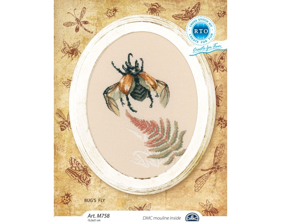 Cross-stitch kits "Bug's fly", Article: M758