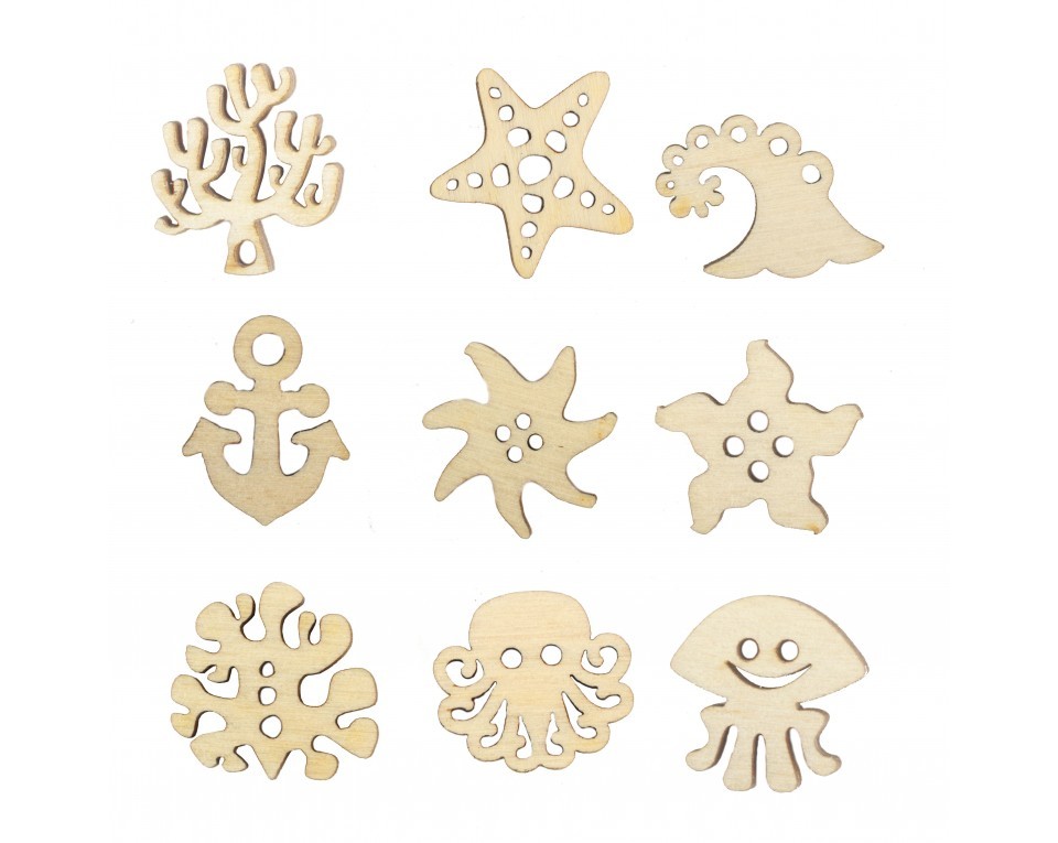 Plywood form - decorative elements "Buratini", Article: DZ40025