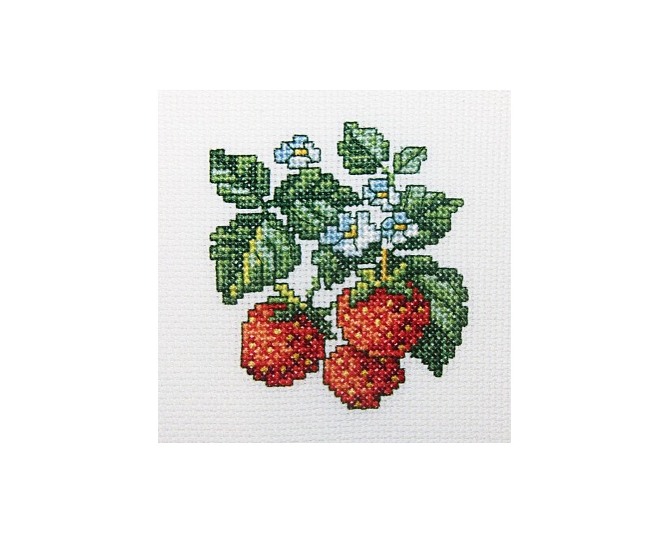 Cross-Stitch Kit "Wild Strawberries", Article: H251