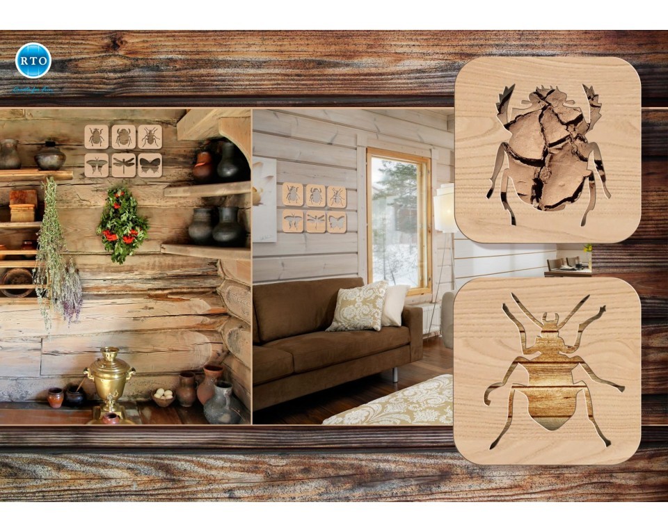 Plywood form "Buratini" - decorative plate, Article: DZ70006