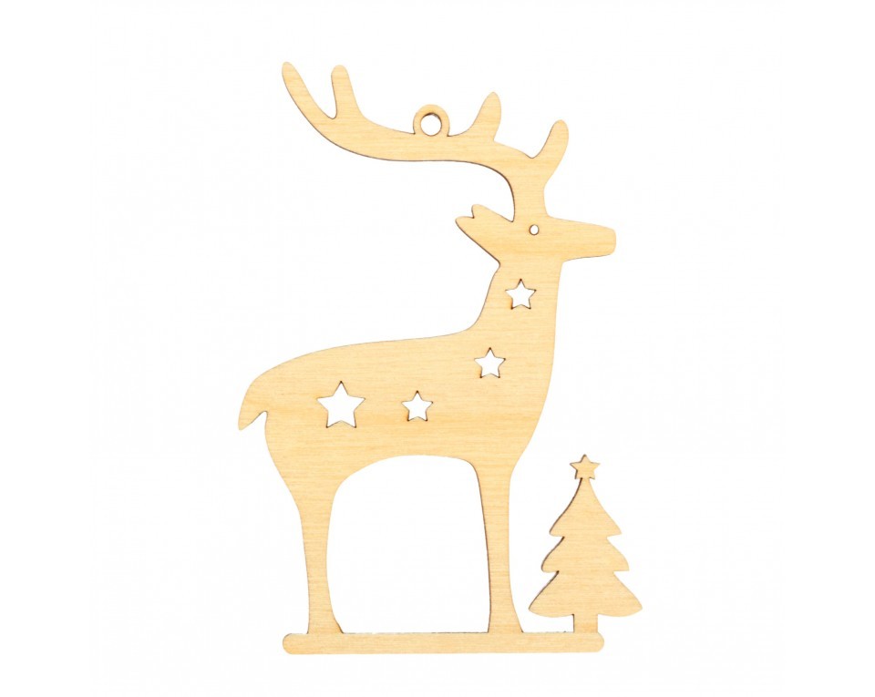 Plywood form - Christmas pendant "Buratini", Article: DZ90055