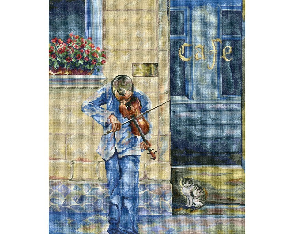 Cross-Stitch Kit "Street musician", Article: M467