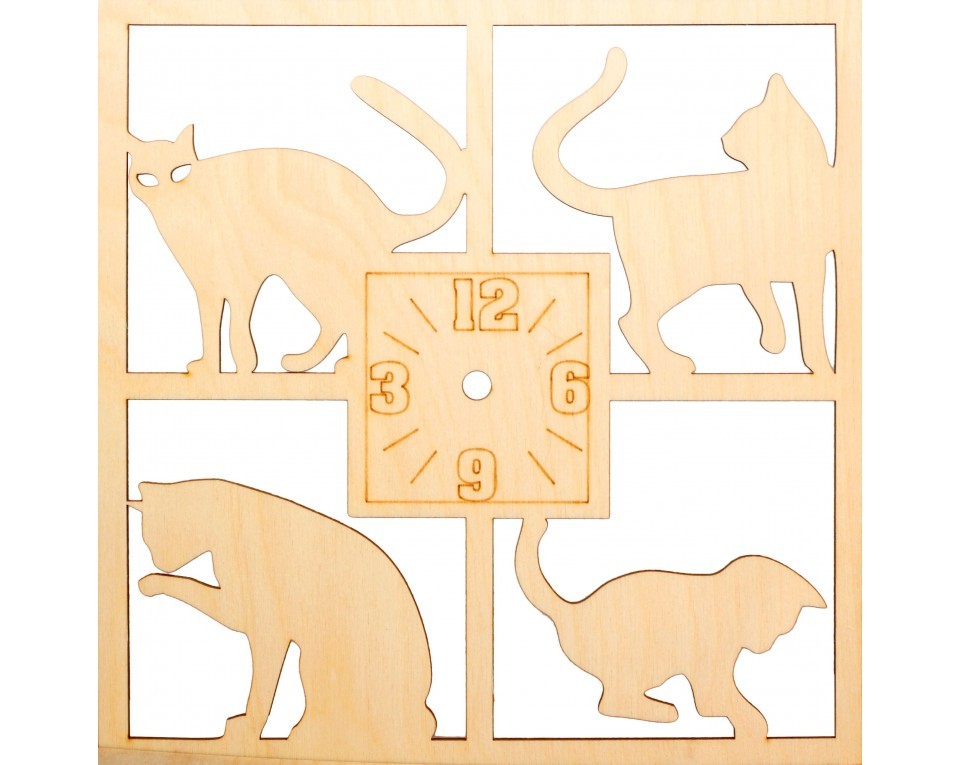 Plywood form - watch "Buratini", Article: DZ60008