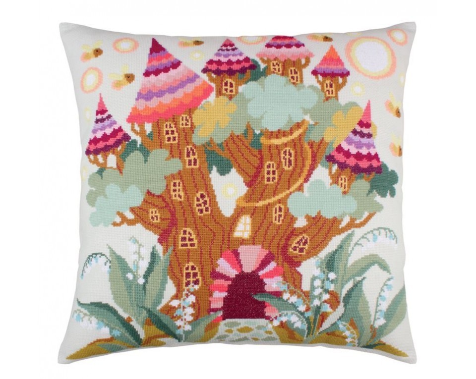 Cross-stitch kit "Where the flowers live", Article: CU019