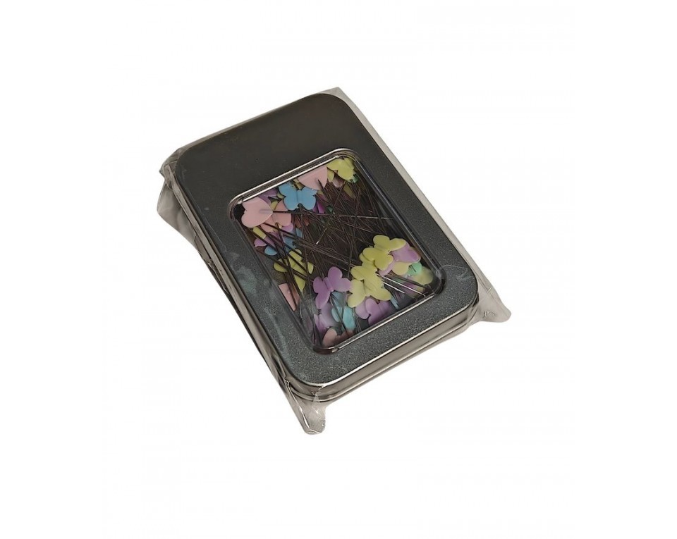 Pre-filled metallic pin box, Article: T00101