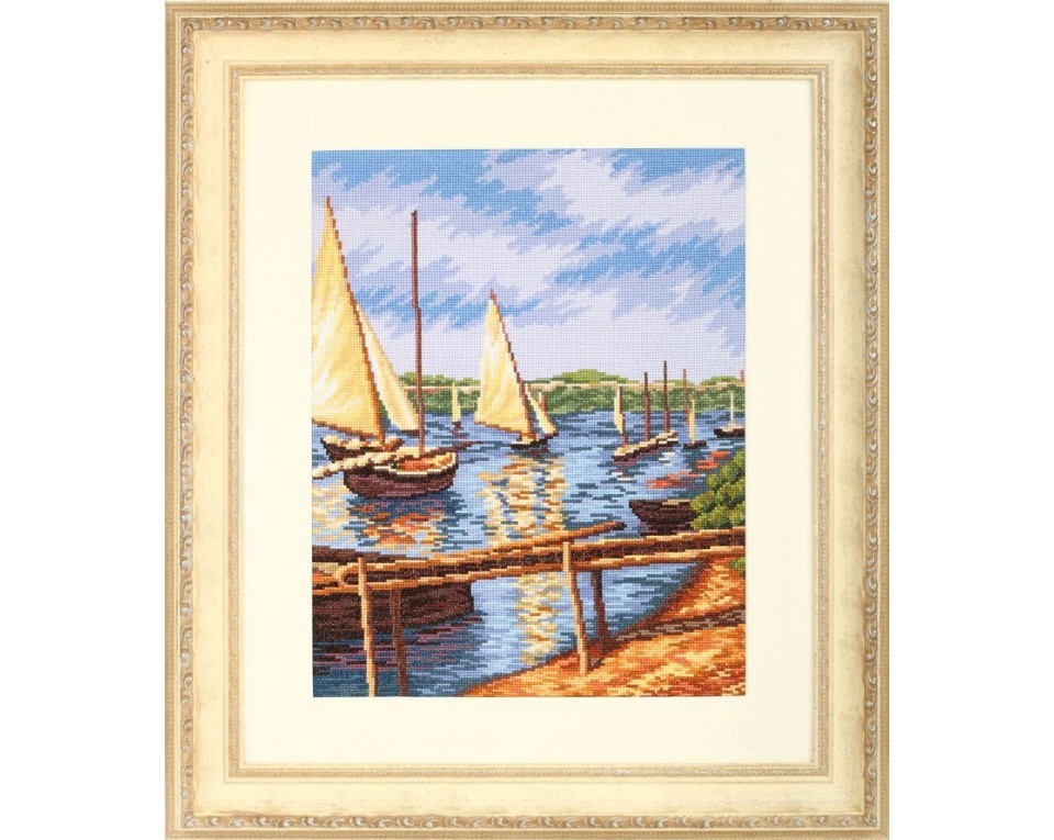 Cross-Stitch Kit "Sailing boats", Article: M399