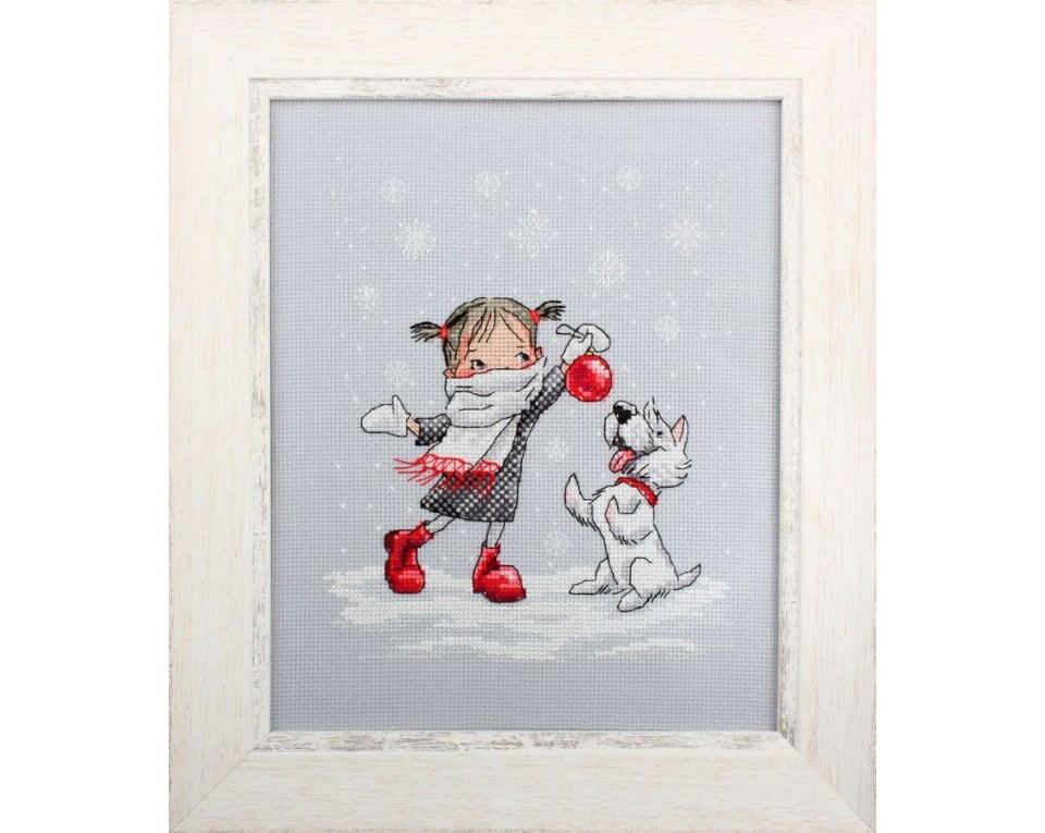 Cross-stitch kits "Dancing with snowflakes", Article: M652