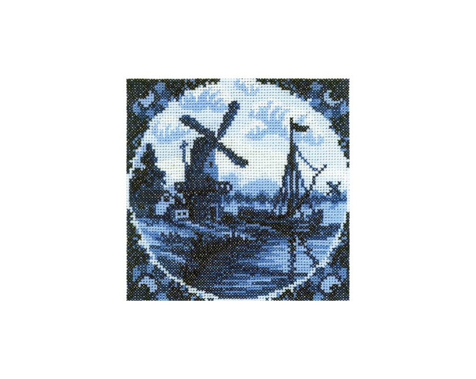 Cross-Stitch Kit "Antique Dutch Tiles", Article: EH313