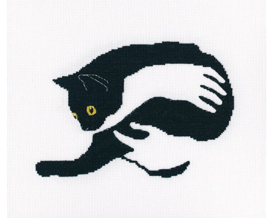Cross-stitch kits "Among black cats", Article: M669