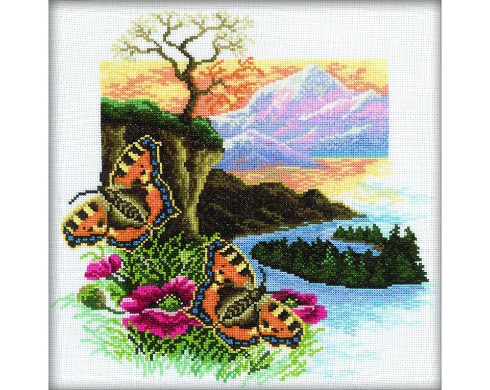 Cross-Stitch Kit "Butterfly", Article: M126