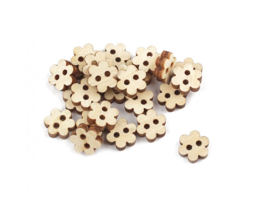 Plywood form - decorative buttons "Buratini", Article: DZ40074