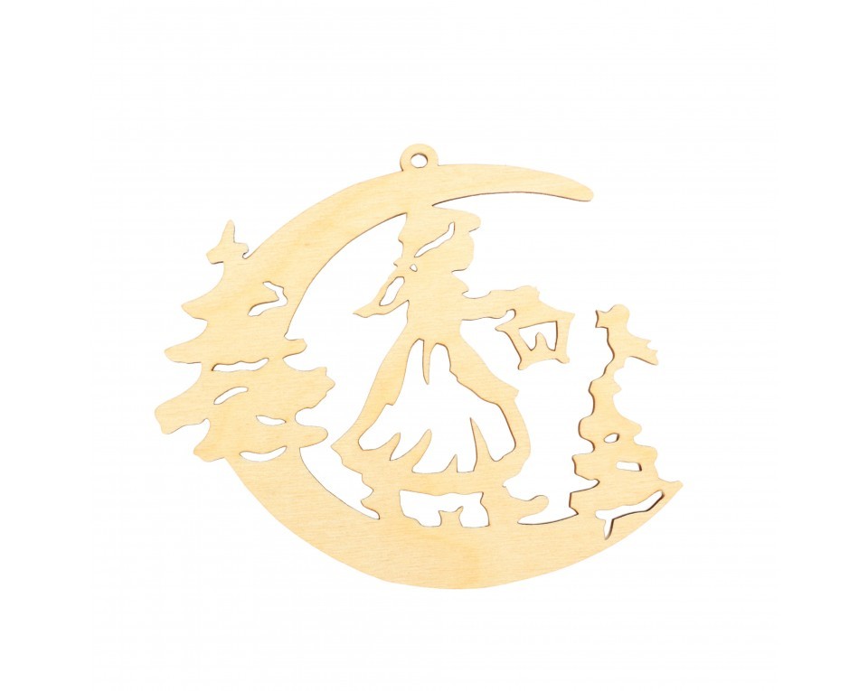 Plywood form - Christmas pendant "Buratini", Article: DZ90061