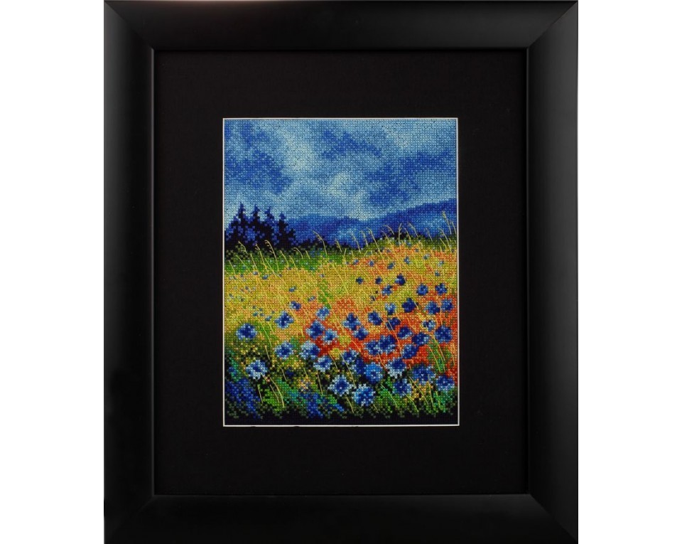 Cross-stitch kits "Skyblue cornflowers", Article: M625