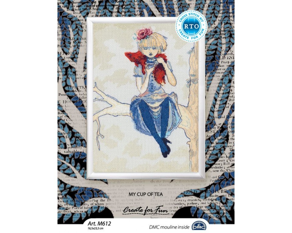 Cross-stitch kits "My cup of tea", Article: M612
