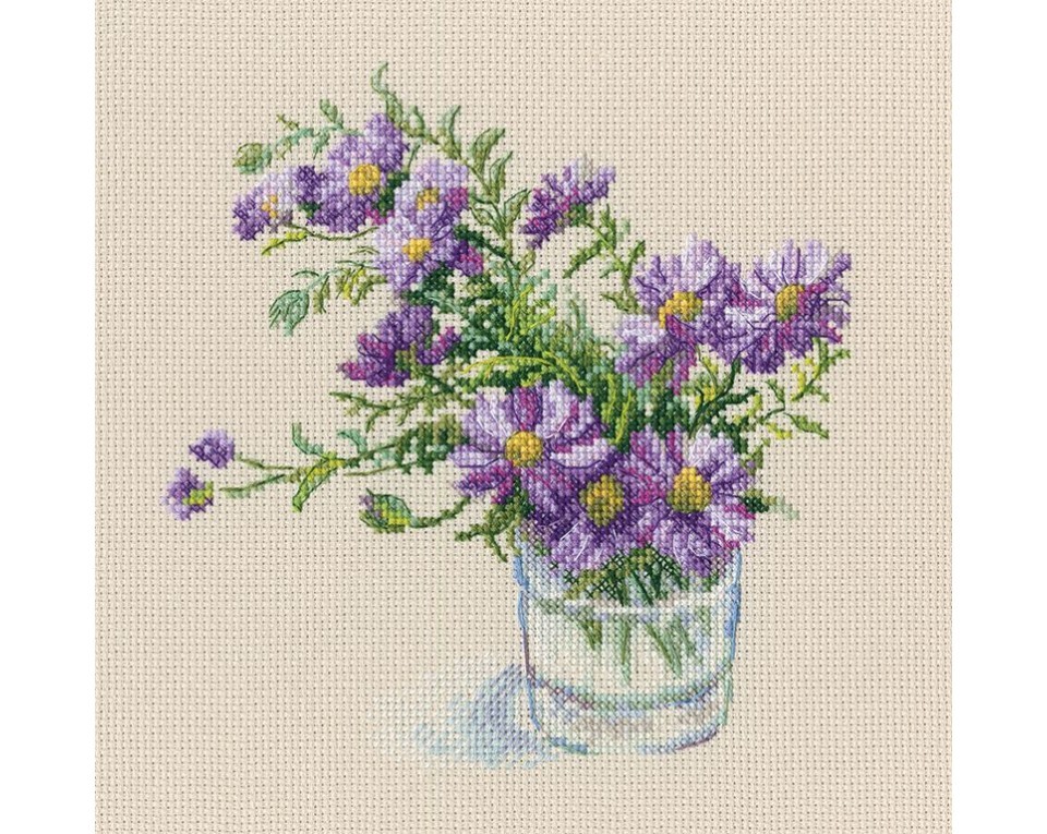 Cross-stitch kit "Warm peace of the bloomy summer", Article: M774