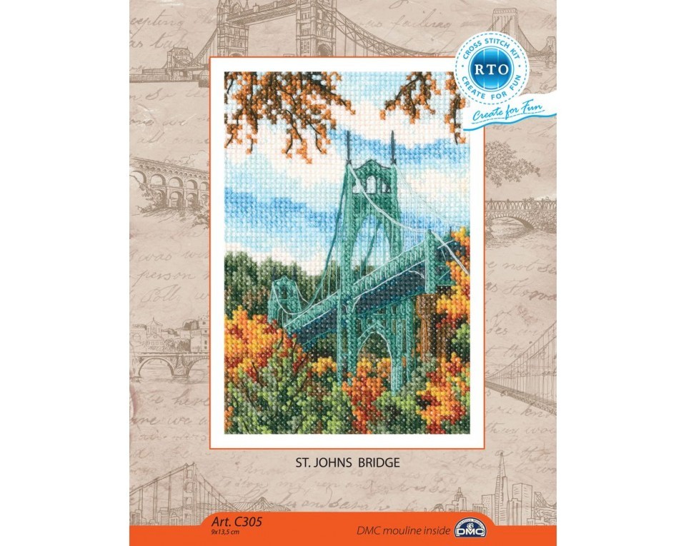 Cross-stitch kit "St. Johns Bridge", Article: C305