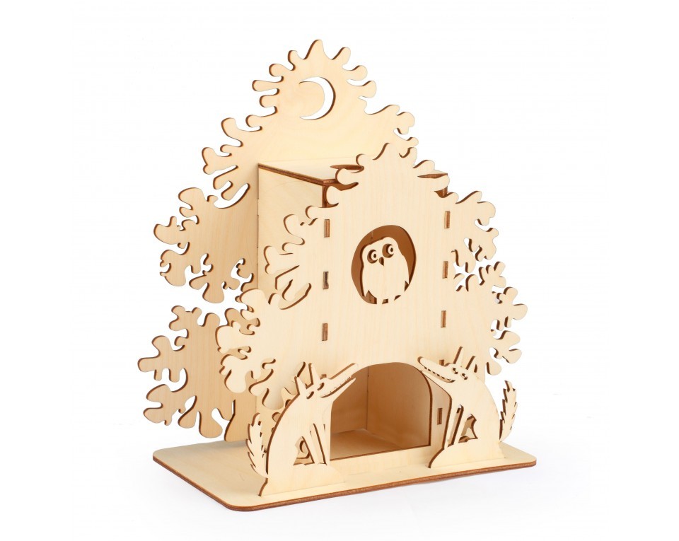 Plywood form "Tea house" "Buratini", Article: DZ20012