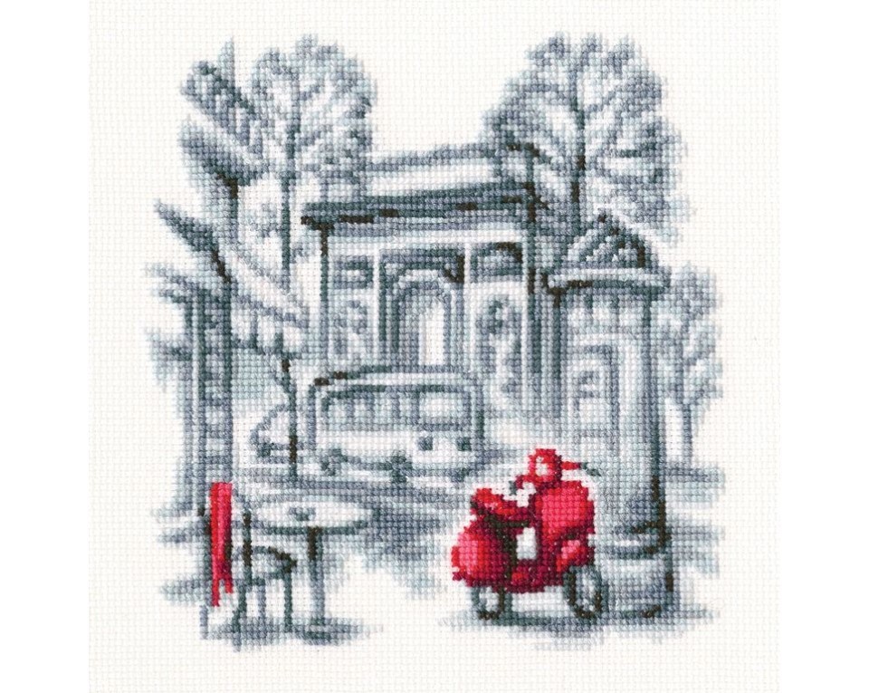 Cross-stitch kit "On the streets of Paris", Article: C333