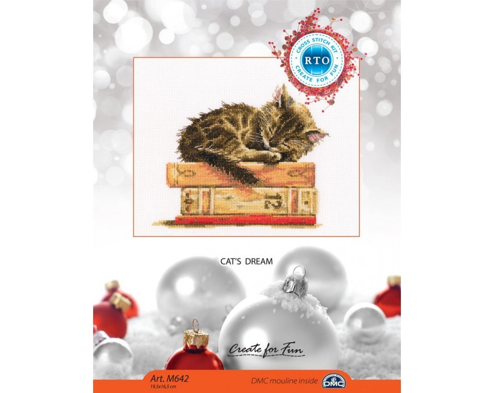 Cross-stitch kits "Cat, Article: M642