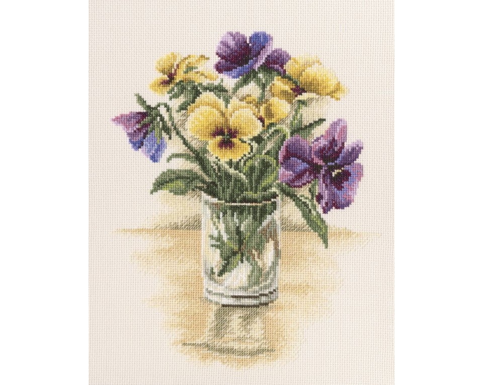 Cross-stitch kit "Vintage violets", Article: M560