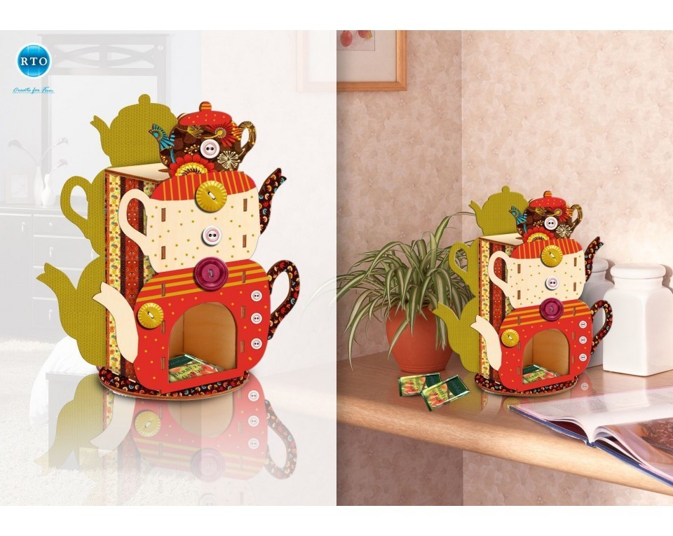 Plywood form "Tea house" "Buratini", Article: DZ20013