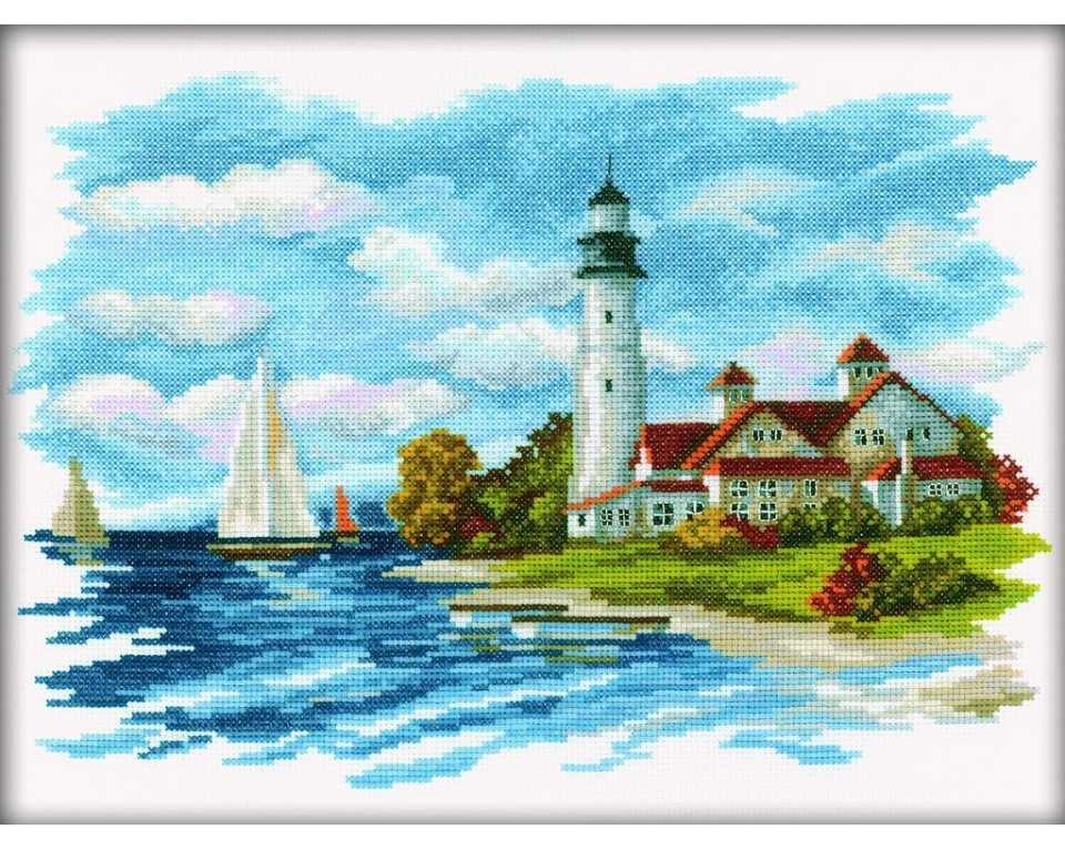 Cross Stitch Kit "Seaside Beauty", Article: M198
