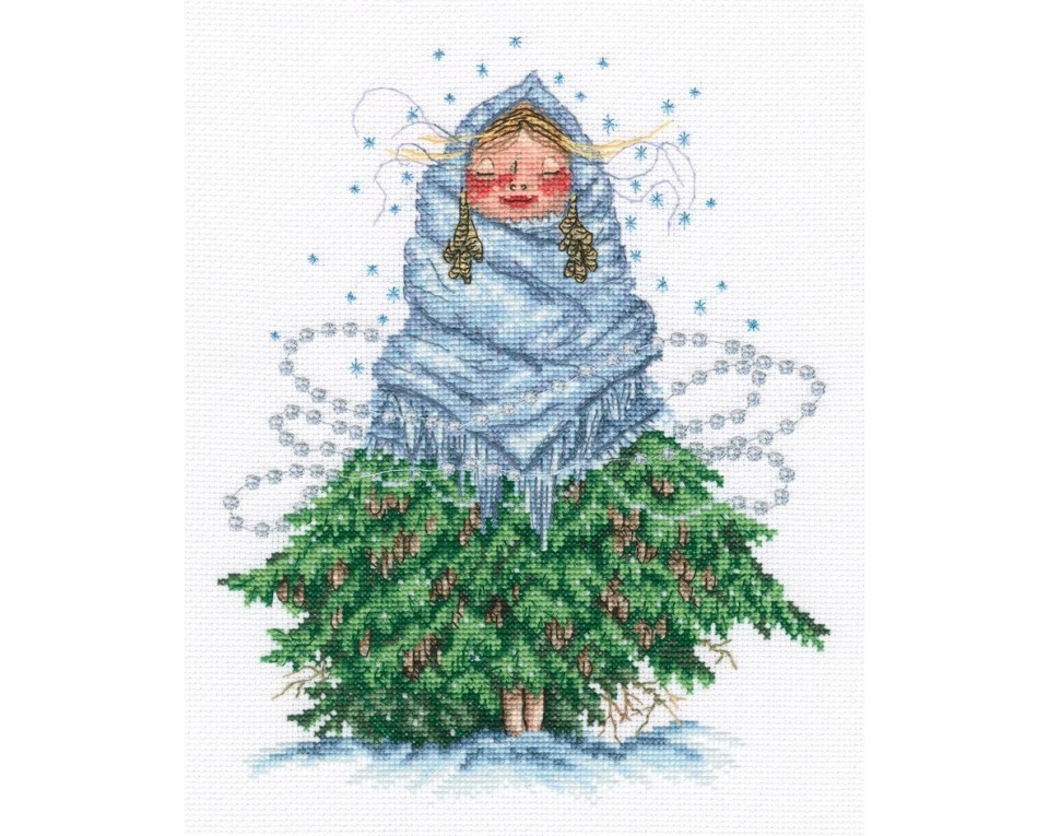 Cross-stitch kits "Don`t be cold, Little fir", Article: M823