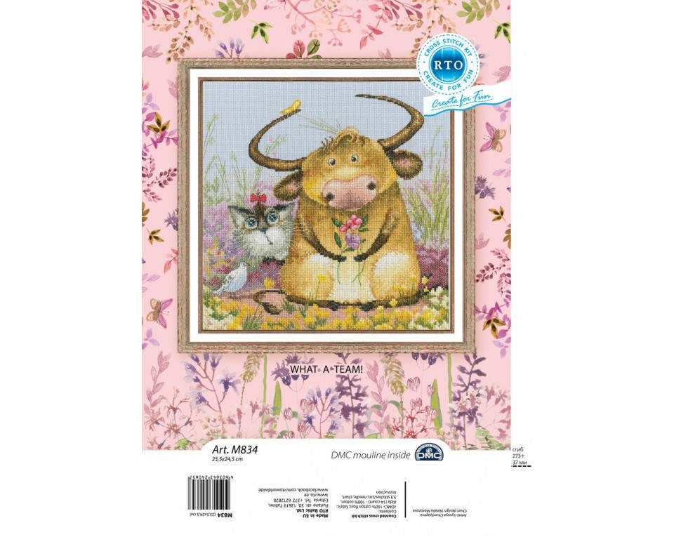 Cross-stitch kits "What a team!", Article: M834