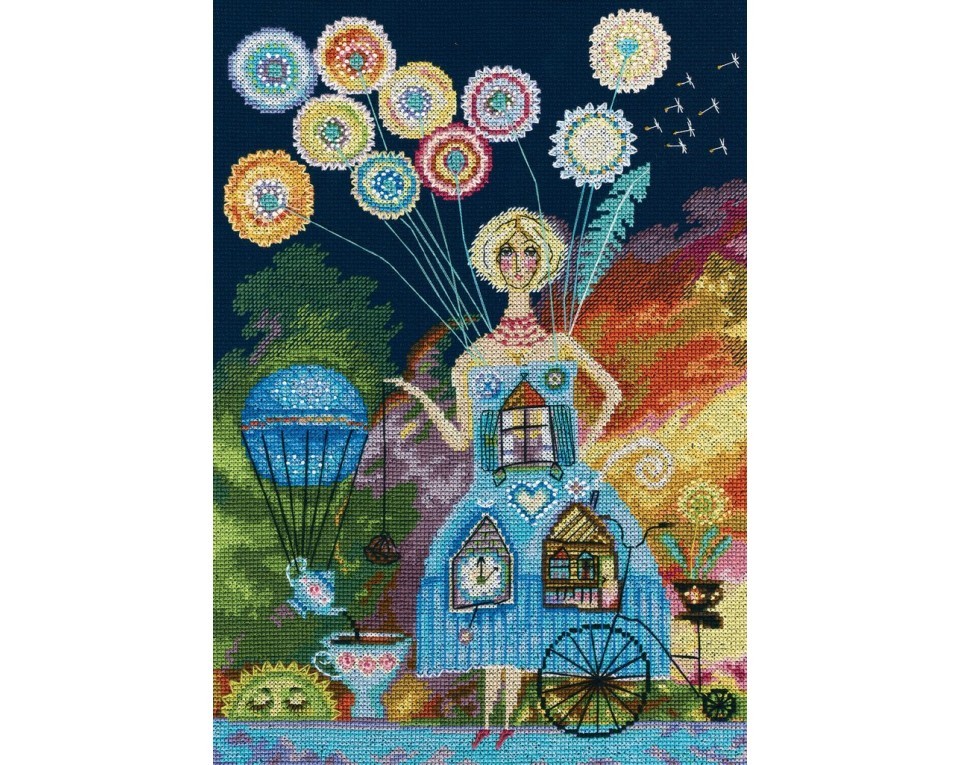 Cross-stitch kits "Dandelion tea", Article: M699
