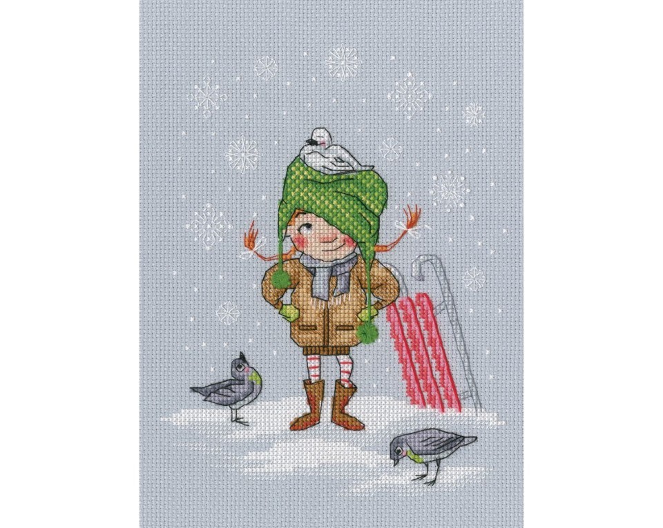 Cross-stitch kits "Skating", Article: M653